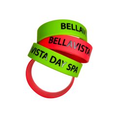 Alternative view of Bracelets en silicone avec impression 1 à 4 couleurs | 12 jours