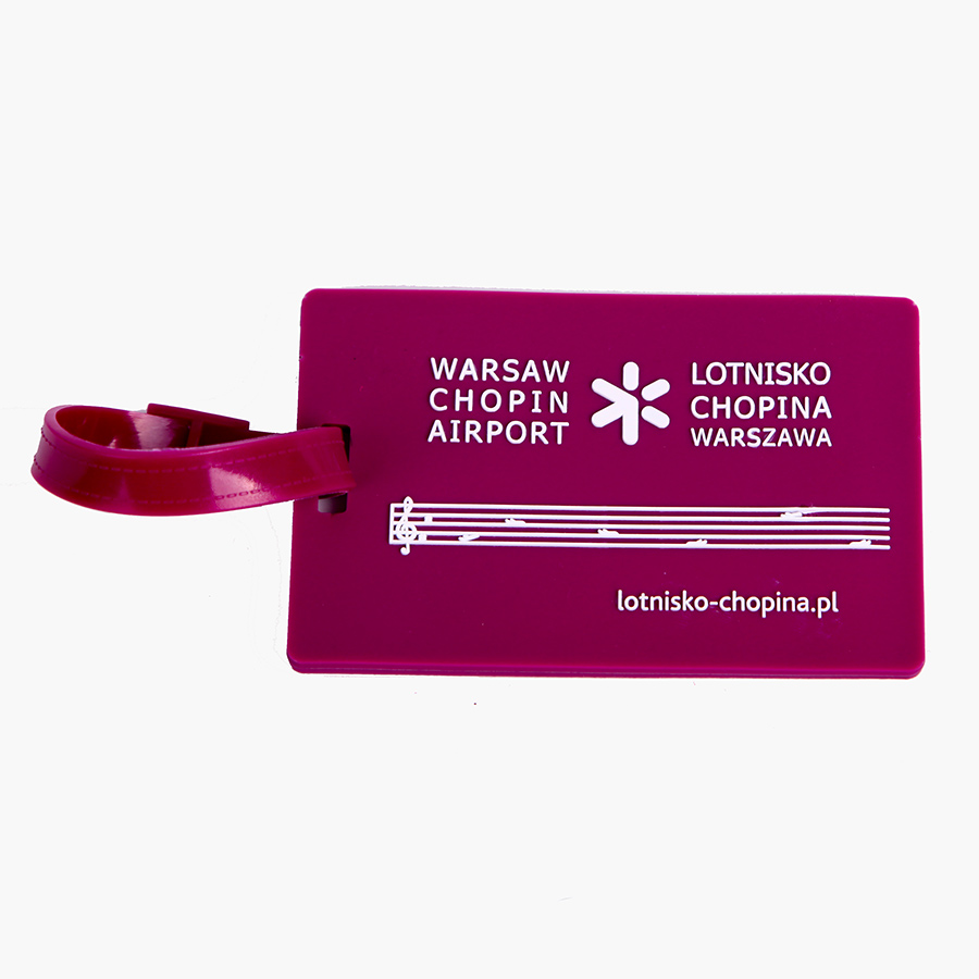 Étiquettes PVC personnalisé pour bagage