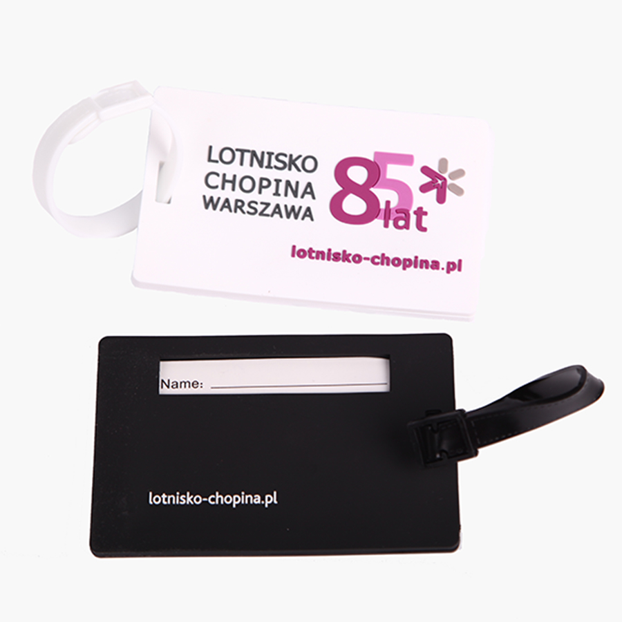 Étiquettes PVC personnalisé pour bagage