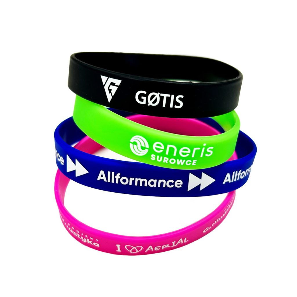 Bracelets en silicone avec impression