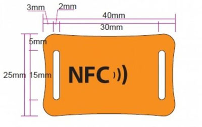 Bracelets RFID en tissu personnalisés pour contrôle d'accès