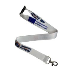 Alternative view of Tour de cou personnalisé avec impression sur une face [10mm - 25mm]