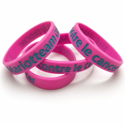 Bracelets silicone gravés en creux Cintapunto®