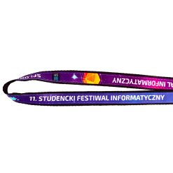 Alternative view of Lanyards personnalisés cousus avec impression