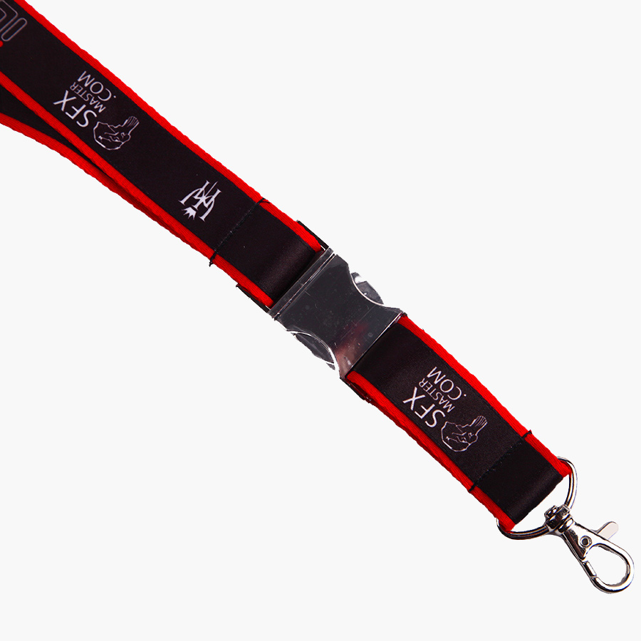 Lanyards personnalisés cousus avec impression