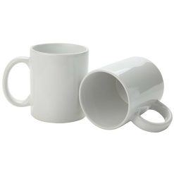 Alternative view of Tasses promotionnelles blanches avec impression