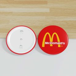 Alternative view of Épingles publicitaires avec logo