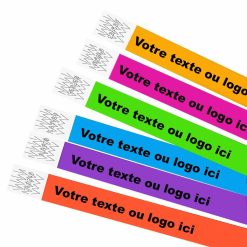 Bracelets en papier Cinta® Premium impression noire