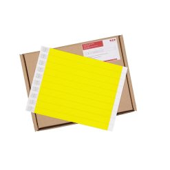 Bracelets en papier Cinta® Premium en Jaune Néon