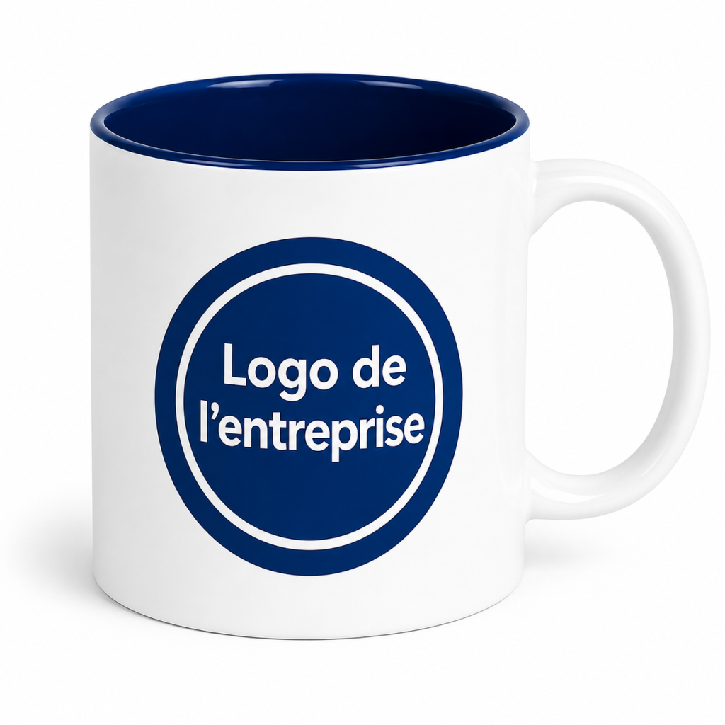 Tasses personnalisées avec impression | Blanches avec un intérieur coloré – Image 6