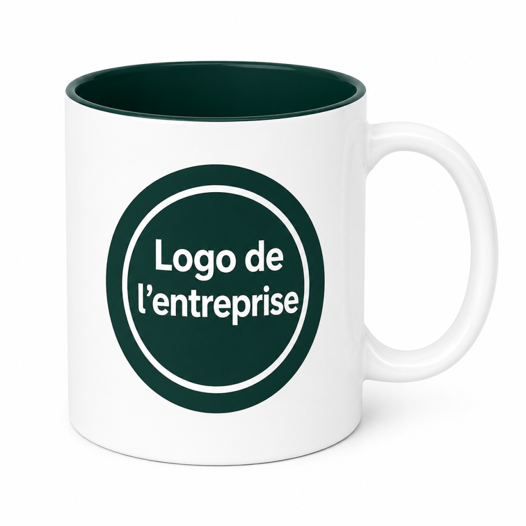 Tasses personnalisées avec impression | Blanches avec un intérieur coloré – Image 8