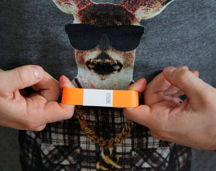 Bracelets en papier Cinta® Premium sans impression